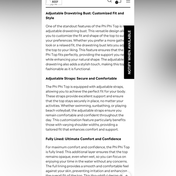 Coco Reef bikini top NWT - Picture 13 of 14